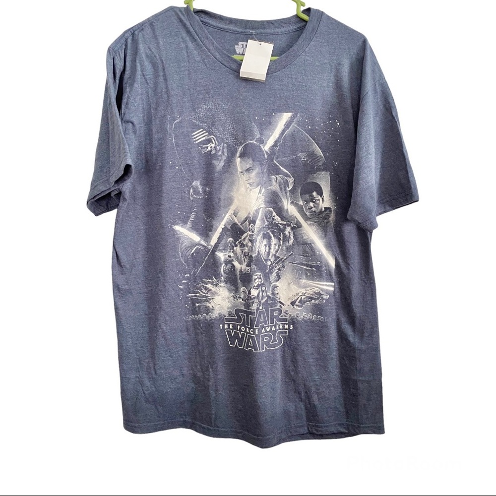 Star Wars The Force Awakens Poster T-Shirt Size L